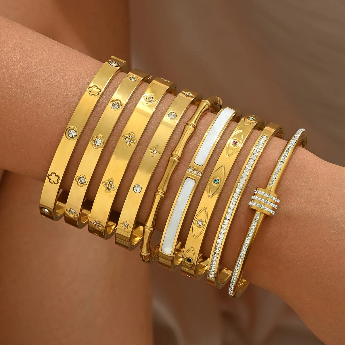 Flower Stone Bracelet